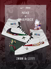 Ruffy und Zoro V.1 Custom TS High Sneakers